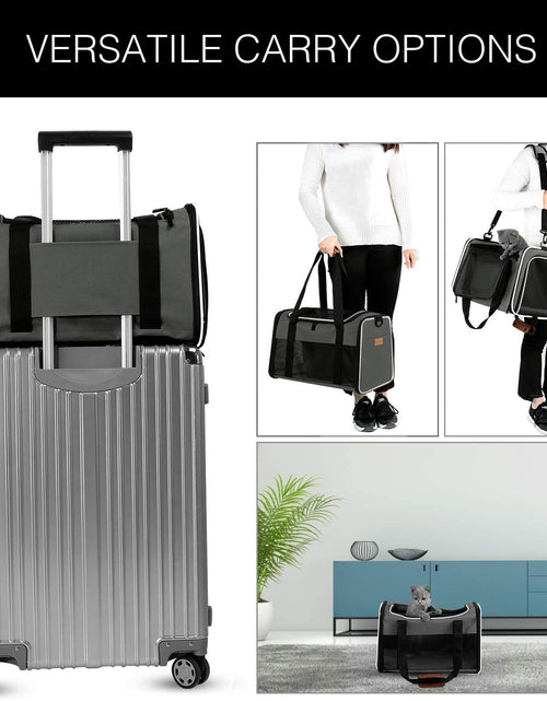 Load image into Gallery viewer, Cat Carrier - Portable Foldable Dog Pet Carrier, Soft-Sided Pet Bag up to 28 Lbs, Airline Approved Travel Puppy Carrier

