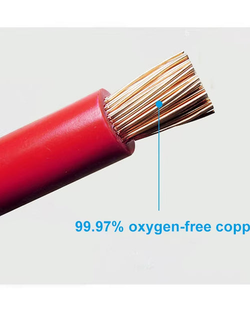 Load image into Gallery viewer, Battery Inverter Cable Set with Terminals 8/6AWG Stranded Copper Cord Solar Power Connection Wire with Lug
