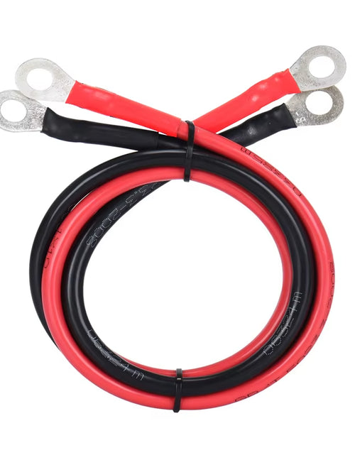 Load image into Gallery viewer, Battery Inverter Cable Set with Terminals 8/6AWG Stranded Copper Cord Solar Power Connection Wire with Lug
