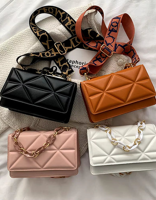 Load image into Gallery viewer, Fashion Women Shoulder Bag Handbags PU Leather Flap Bag Female Large Capacity Casual Crossobdy Clutch
