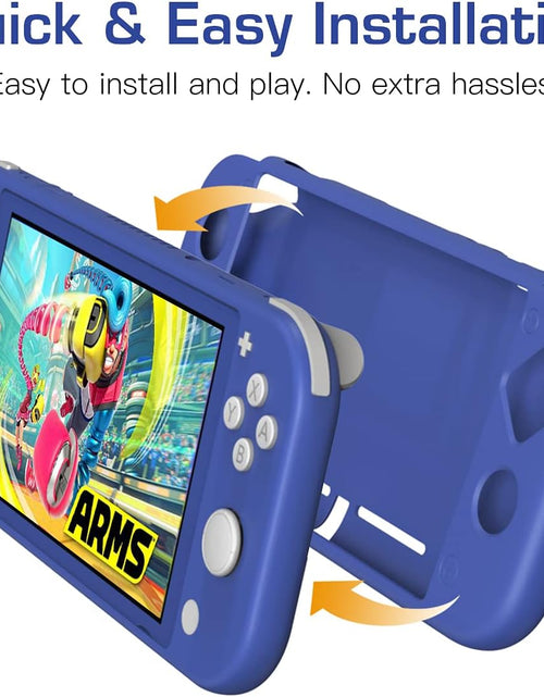 Load image into Gallery viewer, Protective Case for Switch Lite, Silicone Case Protective Rubber Cover Case, Shock-Absorption Anti-Scratch Non-Slip Case Compatible with Switch Lite Console - Blue
