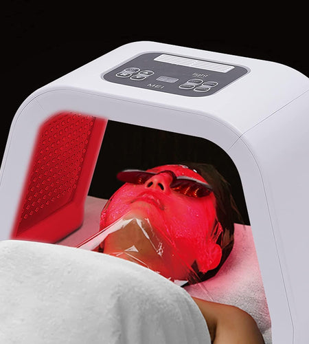 Infrared Light Therapy Led Facial Light Therapy Mask-Derma Plus, Photons Facial Skin Care Machine LED Beauty Mask Therapy Beauty Machine