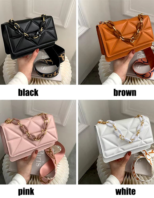 Load image into Gallery viewer, Fashion Women Shoulder Bag Handbags PU Leather Flap Bag Female Large Capacity Casual Crossobdy Clutch
