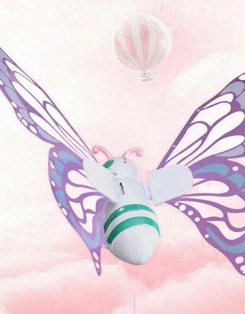 Load image into Gallery viewer, Electric Butterfly Wings Moving Elf Wing with Light Fairy Wings for Kids Birthday Christmas Cosplay Dress up Angel Girls Toy
