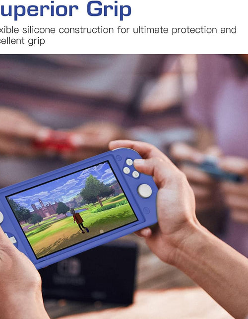 Load image into Gallery viewer, Protective Case for Switch Lite, Silicone Case Protective Rubber Cover Case, Shock-Absorption Anti-Scratch Non-Slip Case Compatible with Switch Lite Console - Blue
