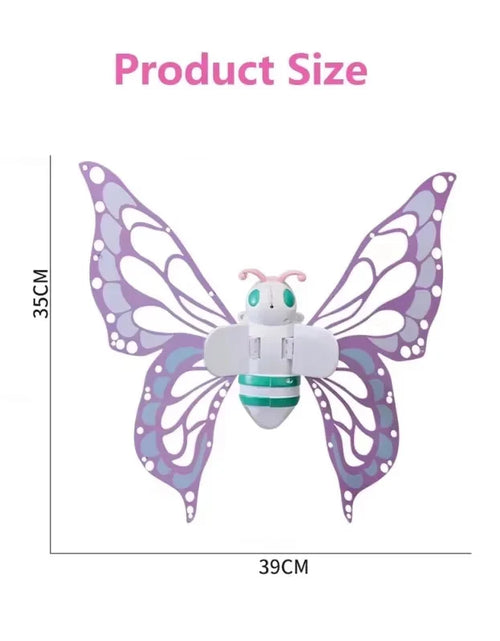 Load image into Gallery viewer, Electric Butterfly Wings Moving Elf Wing with Light Fairy Wings for Kids Birthday Christmas Cosplay Dress up Angel Girls Toy
