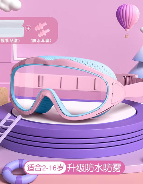 Load image into Gallery viewer, AquaChamp Kids Swim Set – Waterproof Anti-Fog Swimming Goggles &amp; Cap with Protective Case
