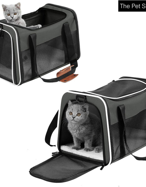 Load image into Gallery viewer, Cat Carrier - Portable Foldable Dog Pet Carrier, Soft-Sided Pet Bag up to 28 Lbs, Airline Approved Travel Puppy Carrier

