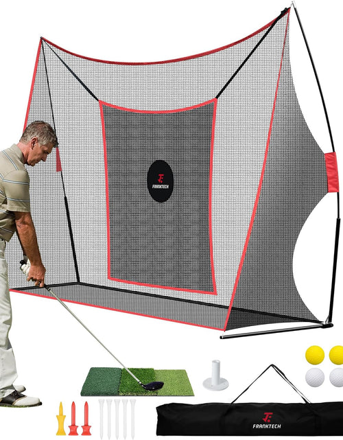 Load image into Gallery viewer, Golf Hitting Net Heavy Duty Golf Practice Net for Backyard Driving Golf Net with High Impact Chipping Hitting Target Golf Driving Practice Net Include Carry Bag Golf Balls for Indoor Outdoor
