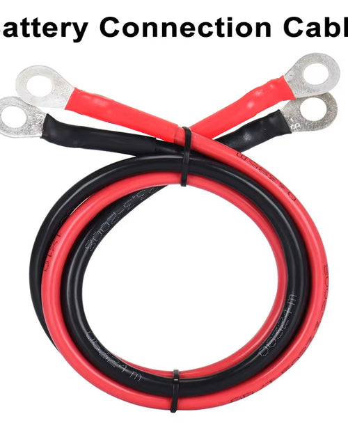 Load image into Gallery viewer, Battery Inverter Cable Set with Terminals 8/6AWG Stranded Copper Cord Solar Power Connection Wire with Lug
