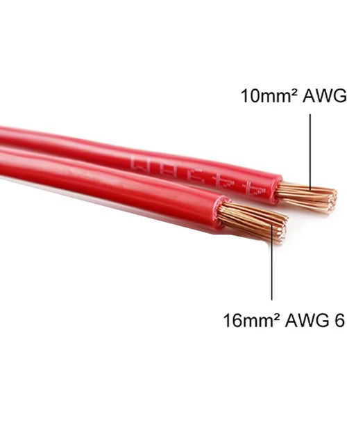 Load image into Gallery viewer, Battery Inverter Cable Set with Terminals 8/6AWG Stranded Copper Cord Solar Power Connection Wire with Lug

