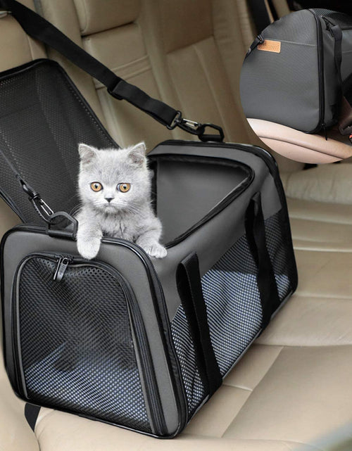 Load image into Gallery viewer, Cat Carrier - Portable Foldable Dog Pet Carrier, Soft-Sided Pet Bag up to 28 Lbs, Airline Approved Travel Puppy Carrier
