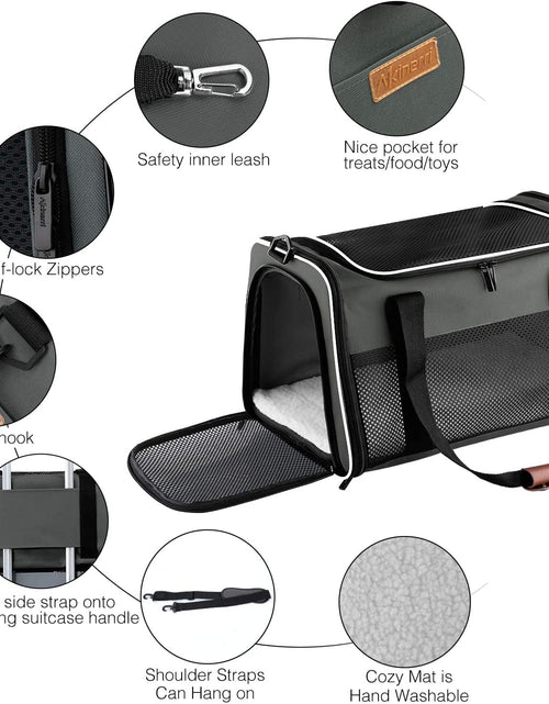 Load image into Gallery viewer, Cat Carrier - Portable Foldable Dog Pet Carrier, Soft-Sided Pet Bag up to 28 Lbs, Airline Approved Travel Puppy Carrier
